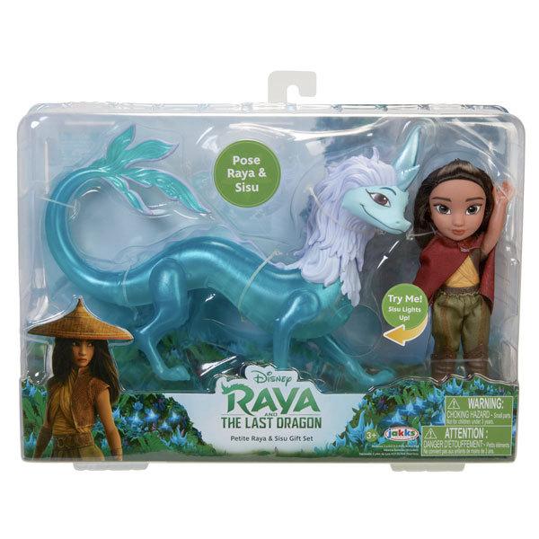 ディズニー ラーヤと龍の王国 ミニ ラーヤ ＆ シスー ドラゴン 人形