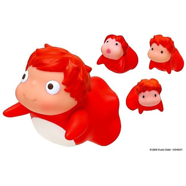 ジブリグッズ 崖の上のポニョ 手のりソフビにんぎょう ポニョ /【Buyee】