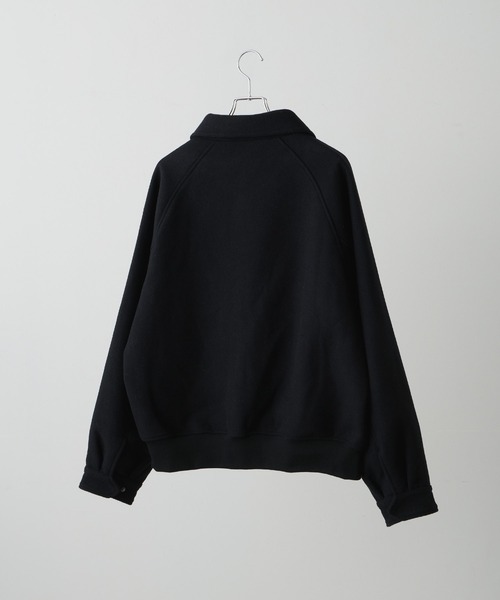 CLEL | 【CLEL】Wool Blend Tech Melton 2Way Blouson / ウール