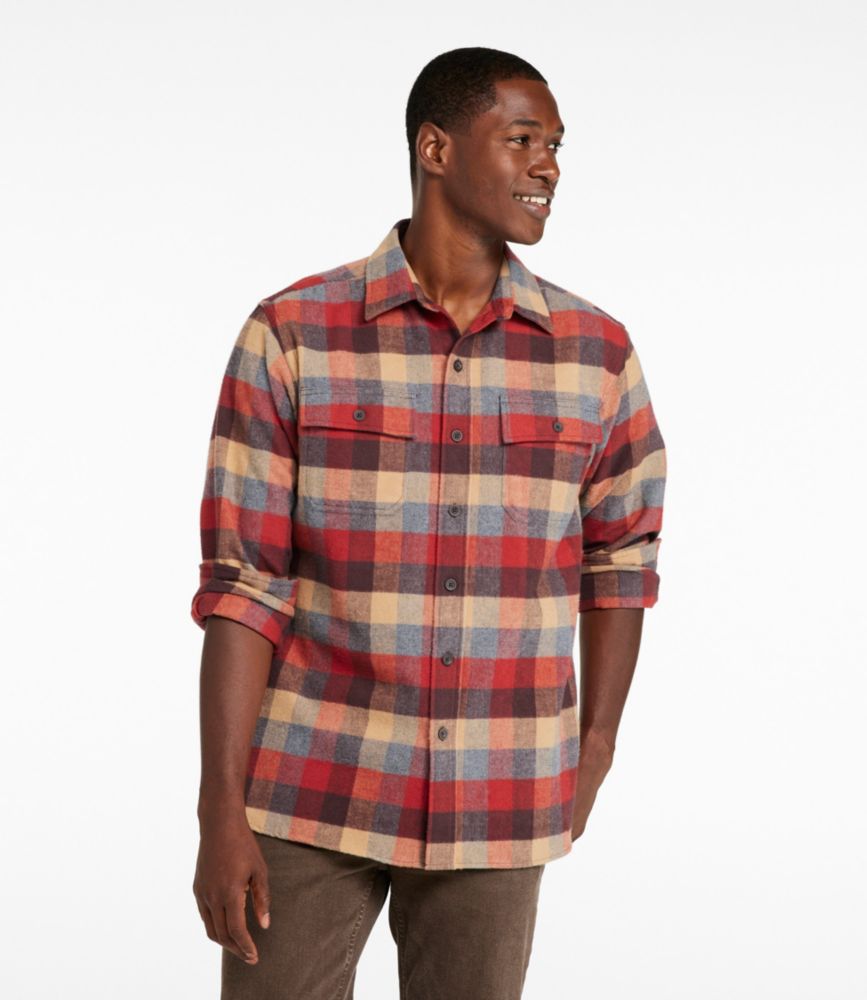 Men's Chamois Shirt, Traditional Fit, Plaid | Flannel Shirts