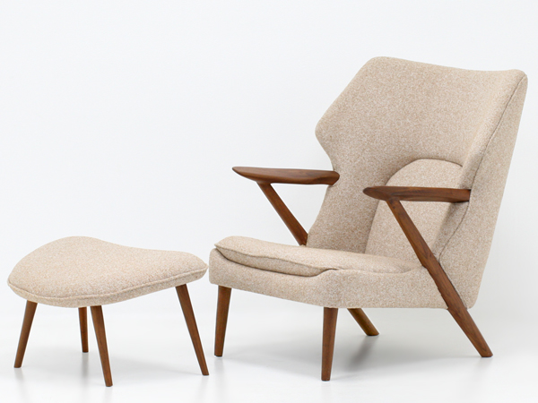 北欧デザイン家具 Klokken クロッケン ｜ビッグラウンジチェア02／ベージュ