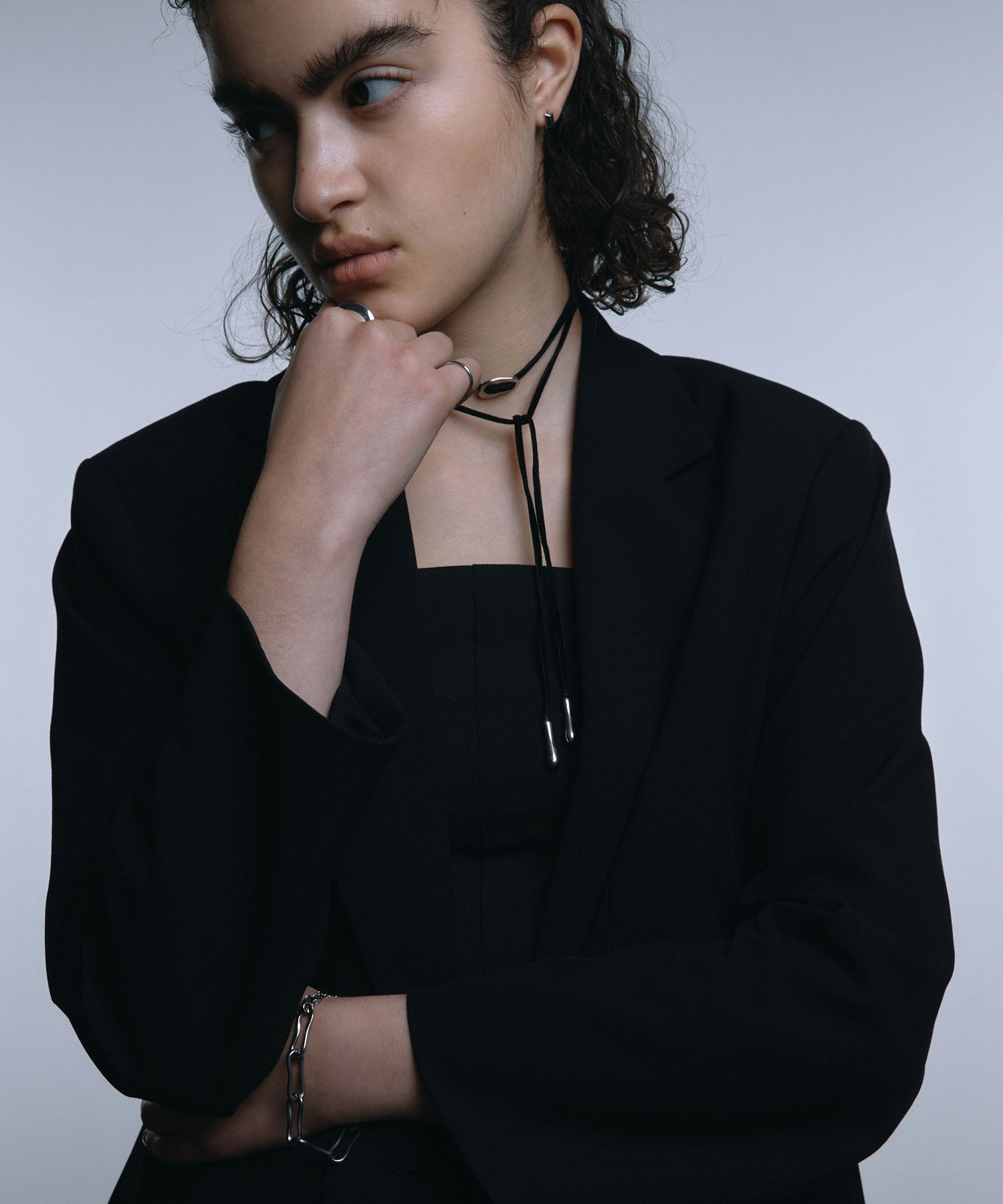 シルバー]スタッズピアス