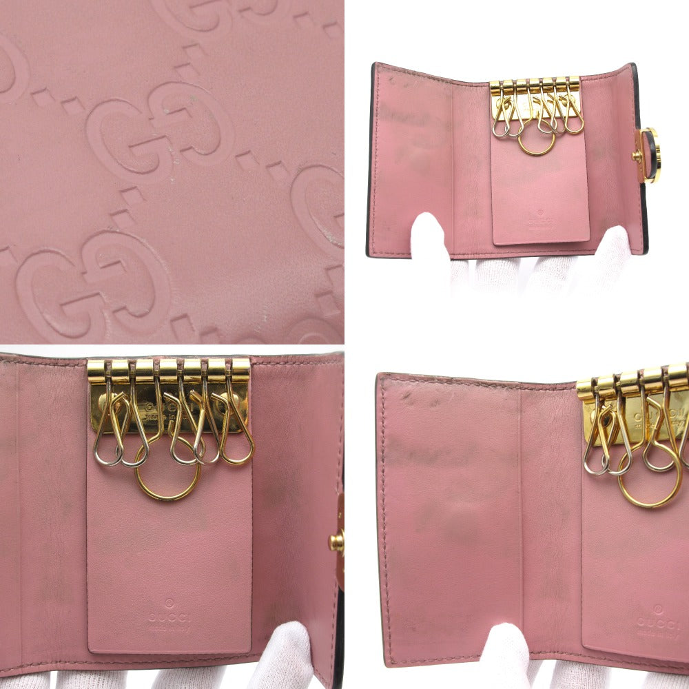 GUCCI グッチ グッチシマ インターロッキングG 6連 キーケース 369673