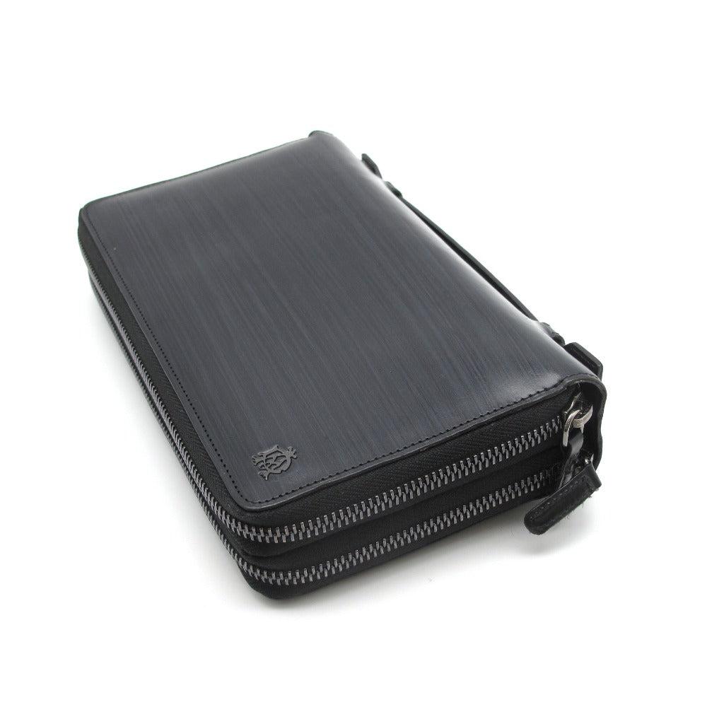 Dunhill ダンヒル ダブルジップ 長財布 オーガナイザー ラウンド