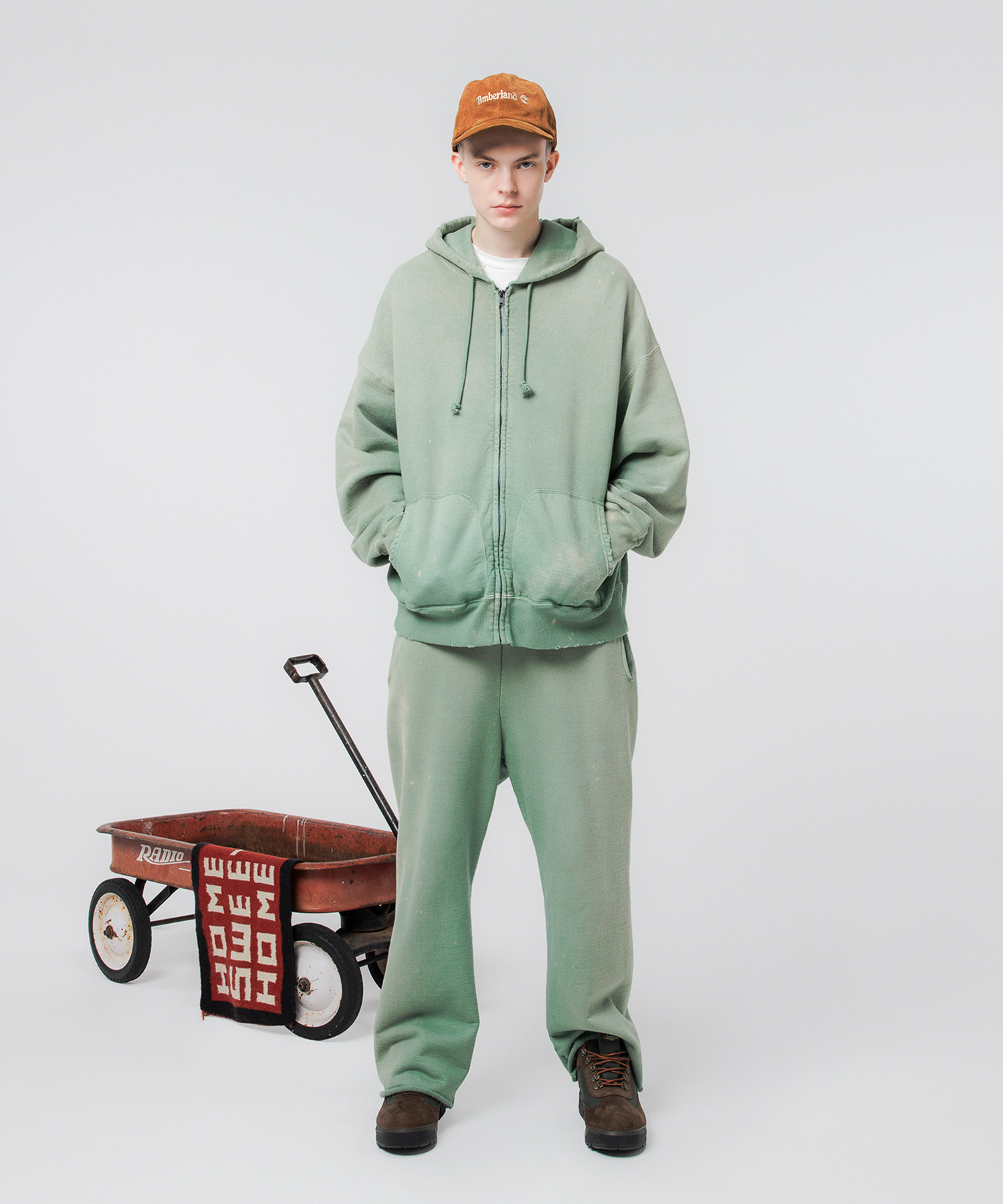 BOWWOW / ZIP HOODIE AGING & SWEATPANTS AGING – C.E.L.STORE NOTE