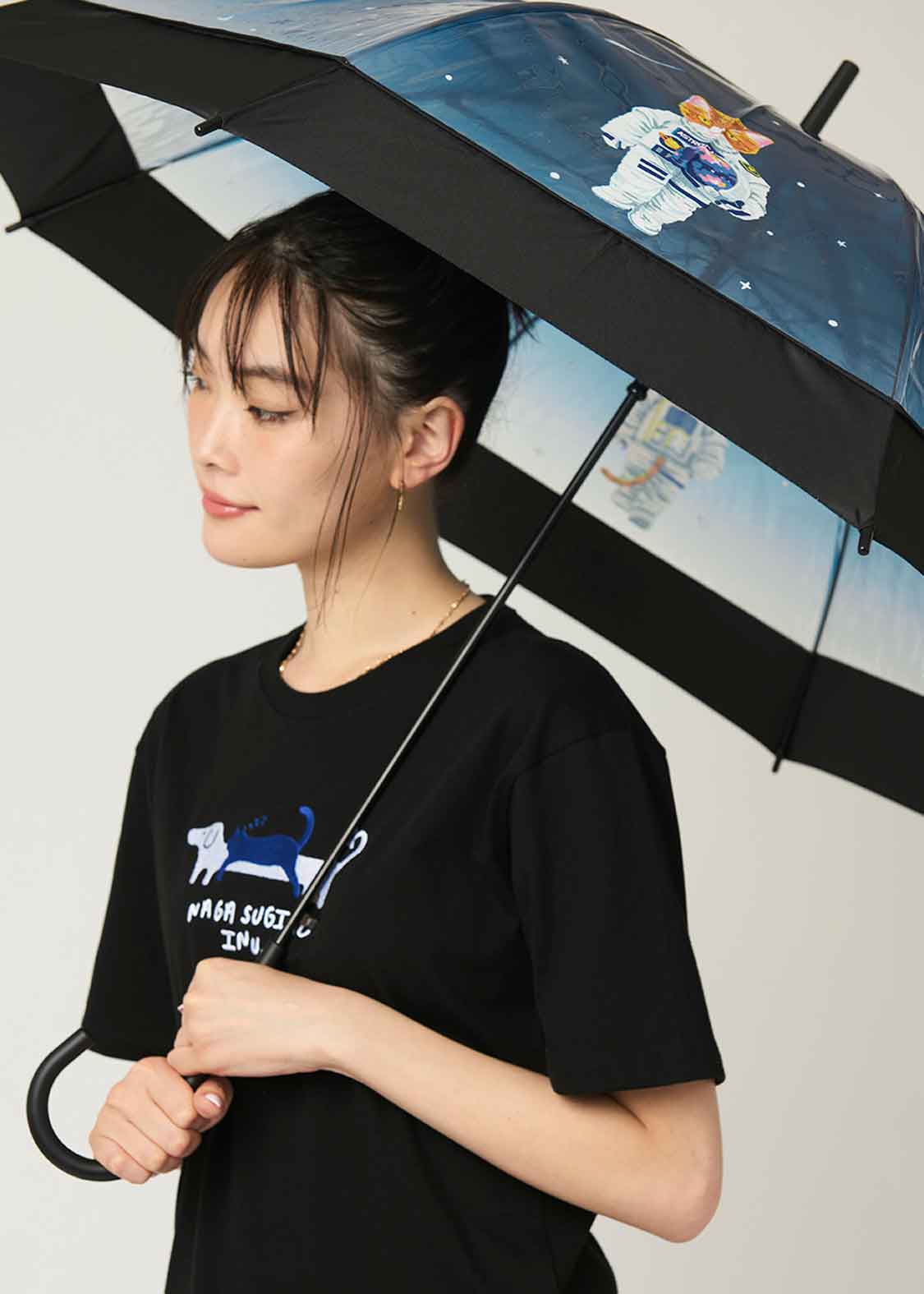 アストロキャット(Wpc.)｜ビニール傘｜ユニセックス｜グラニフ(graniph