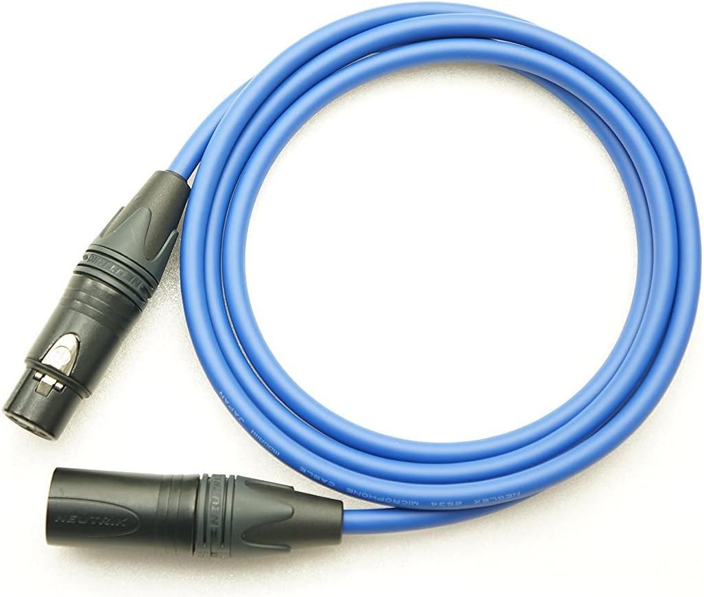 ホワイト☆MOGAMI2534XLRケーブル1.5mペア☆プレミアム仕様 純白な高