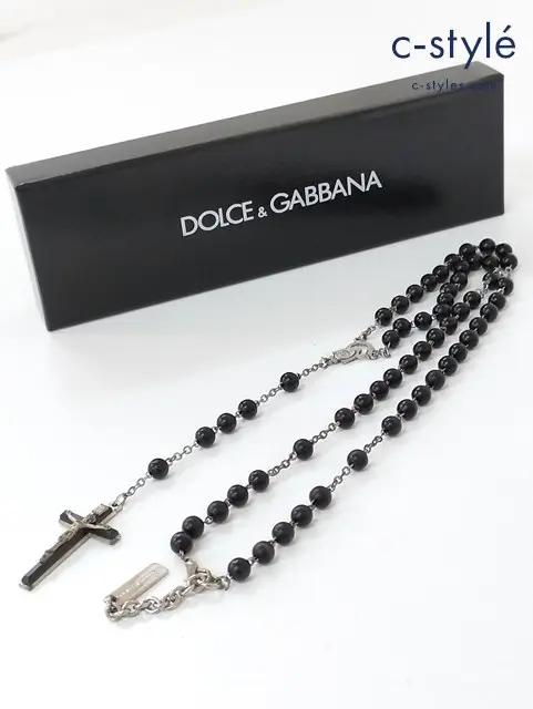 DOLCE＆GABBANA ドルチェ&ガッバーナ ロザリオ ネックレス シルバー