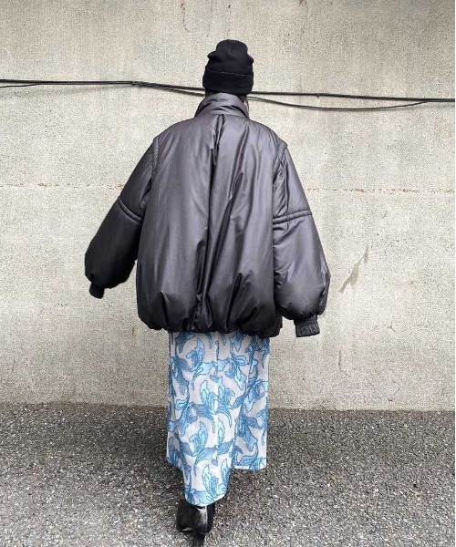 Ameri（アメリ）の「2WAY WAVE STITCH PADDED JACKET（その他アウター