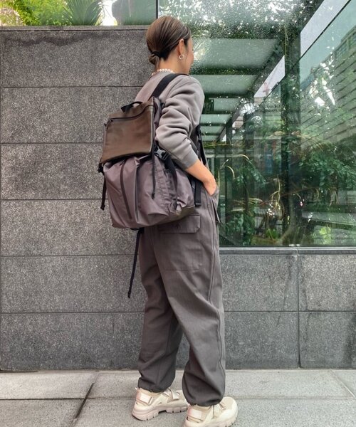 BURLAPOUTFITTER×ear】約16リットルの大容量/撥水/ユニセックス/レザー