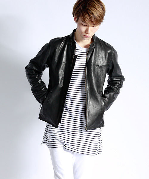 MONO-MART（モノマート）の「本革レザージャケット ライダース