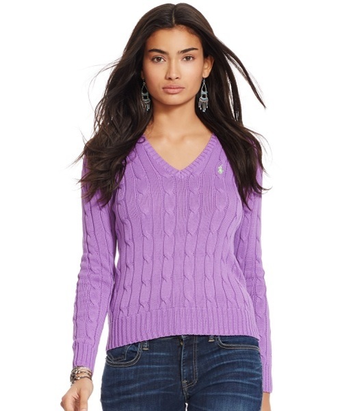 POLO RALPH LAUREN（ポロ ラルフ ローレン）の「ケーブルニット V