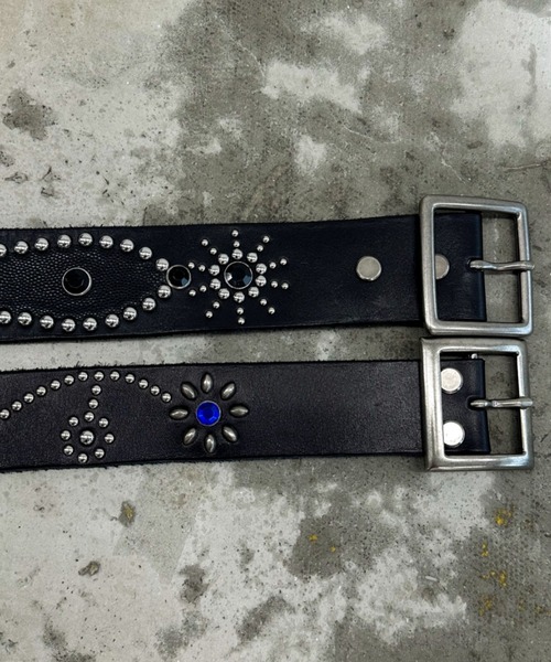 A'GEM/9 × .kom 『A'gem/エージェム』 スティングレースタッズベルト A