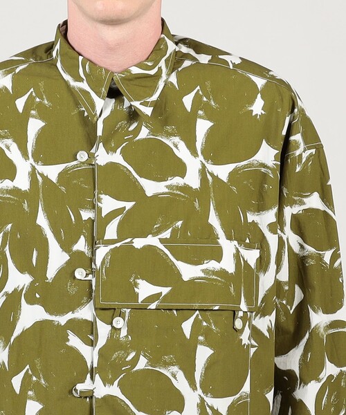 セール】HAVERSACK ATTIRE コットン総柄 ロングスリーブシャツ（シャツ