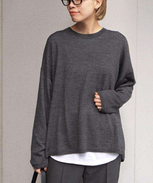 AP STUDIO（エーピーストゥディオ）の「ライトウールニットプル