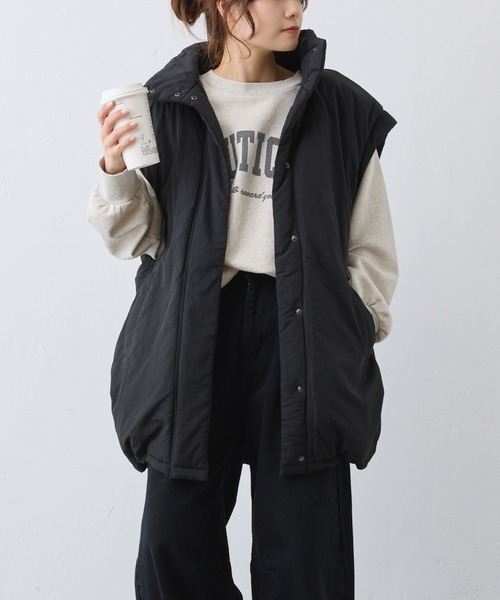 PUAL CE CIN（ピュアルセシン）の「2WAY中綿ダウン（ダウンジャケット