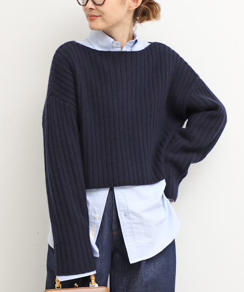 Deuxieme Classe（ドゥーズィエムクラス）の「Cropped Wide リブ プル