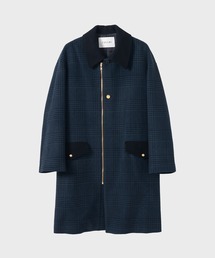 CULLNI（クルニ）の「STUDIOUS別注 ZIP CHECK COAT（ステンカラー