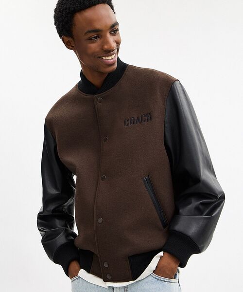 COACH（コーチ）の「ウール ヴァーシティ ジャケット（ブルゾン）」 - WEAR