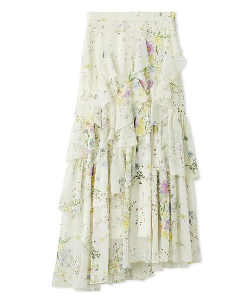 セール】ラッフルフリルティアードスカート（スカート）｜SNIDEL