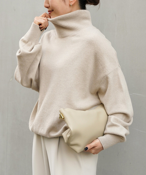 JUSPER タートルネック プルオーバー（ニット/セーター）｜Deuxieme