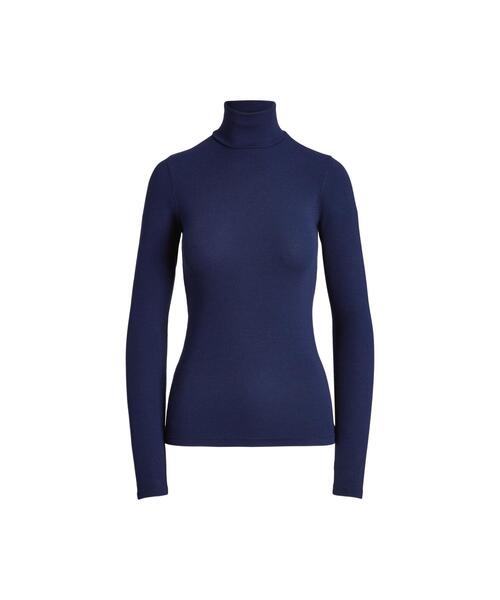 ストレッチ リブド タートルネック（Tシャツ/カットソー）｜POLO RALPH