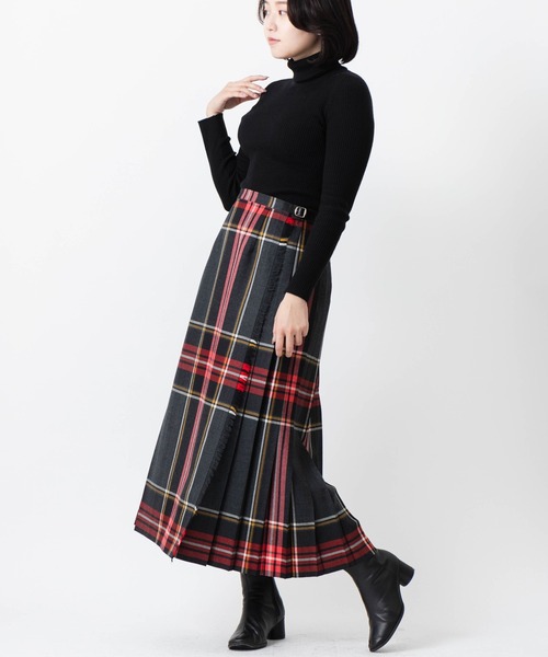 セール】O'Neil of Dublin ウーステッドウール100% キルトスカート