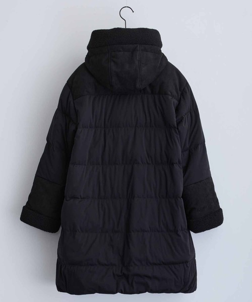 YOSOOU/ヨソオウ】Boa Docking Stand Hood Coat/ボアドッキング