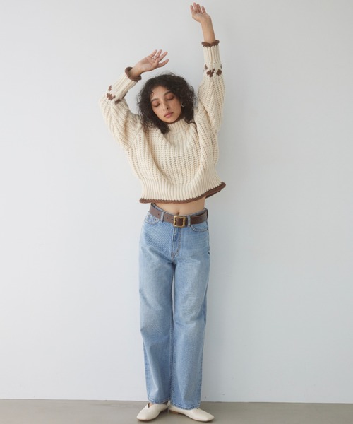 ALEXIA STAM（アリシアスタン）の「Heart Straight Denim Pants