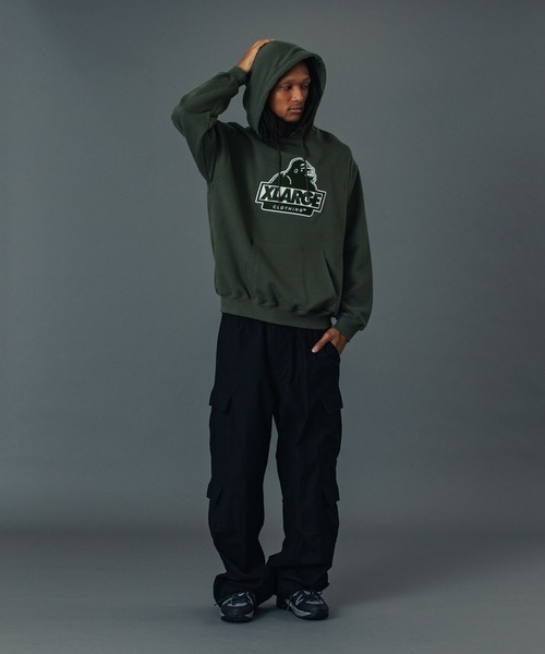 SLANTED OG PULLOVER HOODED SWEATSHIRT（パーカー）｜XLARGE