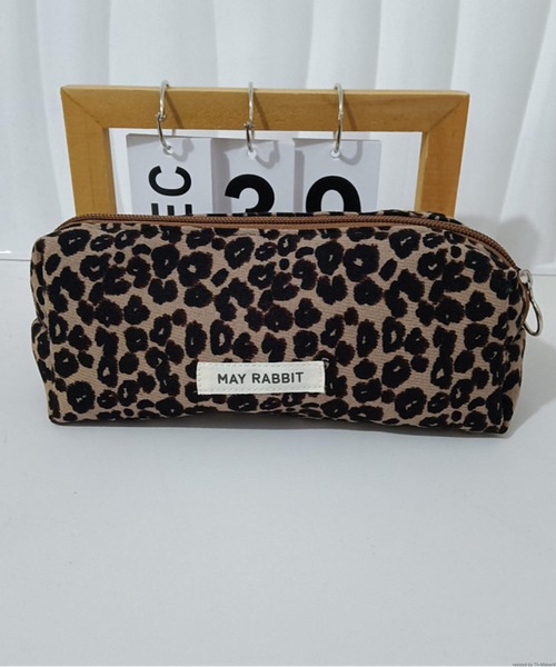 Liaa/レオパード 豹柄 ペンケース ポーチ A18571（ポーチ）｜tone