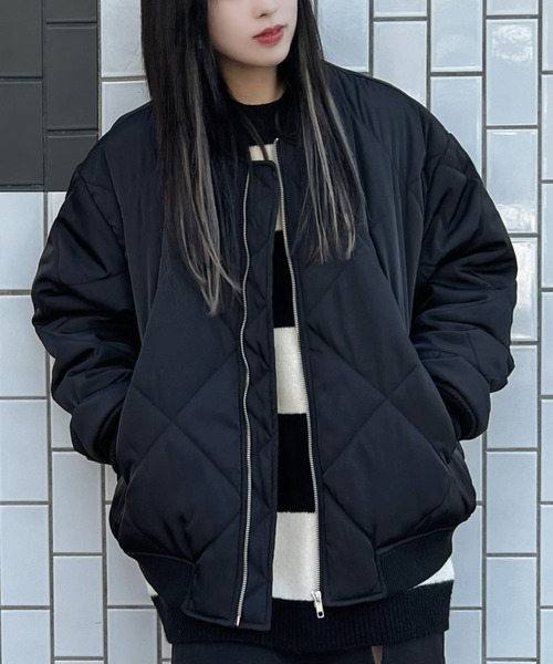 Figments（フィグメンツ）の「キルティングボンバージャケット