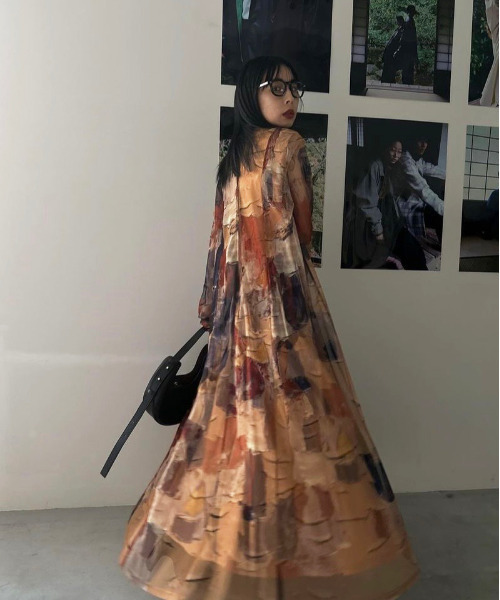 Ameri（アメリ）の「UND GYPSUM ART DRESS（ワンピース）」 - WEAR