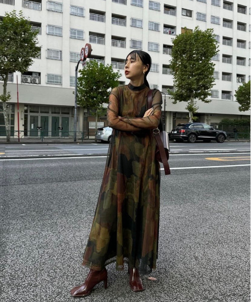 Ameri（アメリ）の「UND GYPSUM ART DRESS（ワンピース）」 - WEAR