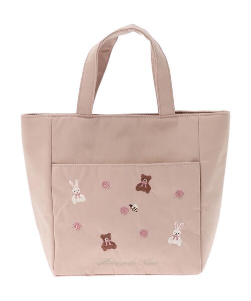 Maison de FLEUR（メゾンドフルール）の「くまうさ刺繍トートバッグ