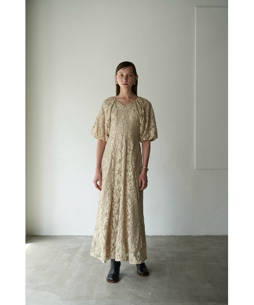 セール】VINTAGE LACE PUFF ONE PIECE（ワンピース）｜CLANE（クラネ