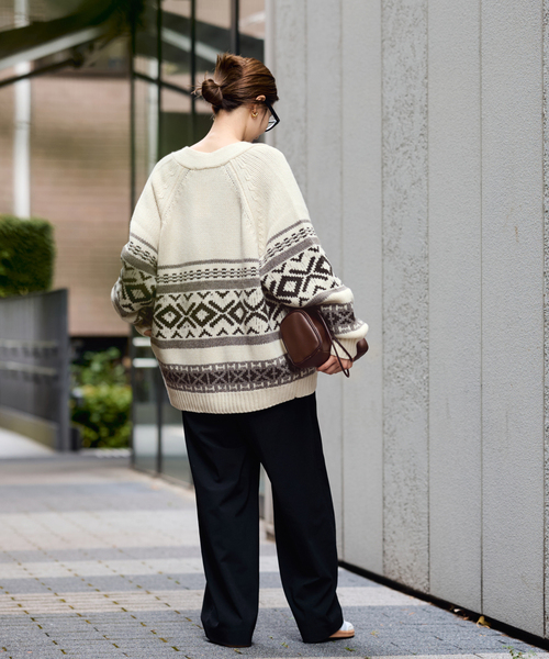 ≪追加≫ジャガードカーディガン 2（カーディガン/ボレロ）｜FRAMeWORK