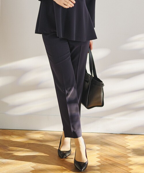 トリアセダブルジョーゼット パンツ（その他パンツ）｜23区 L