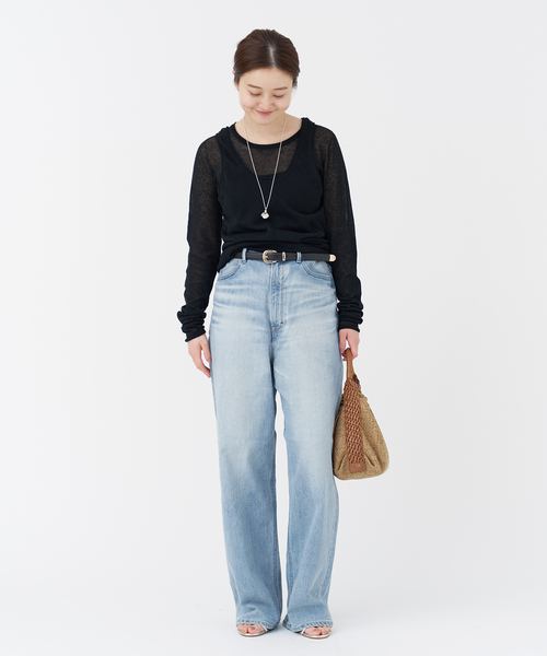 IENA（イエナ）の「YANUK/ヤヌーク JOAN ルーズストレートデニム