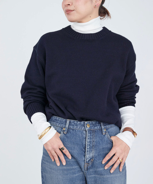 Deuxieme Classe（ドゥーズィエムクラス）の「Lily sof クルーネック