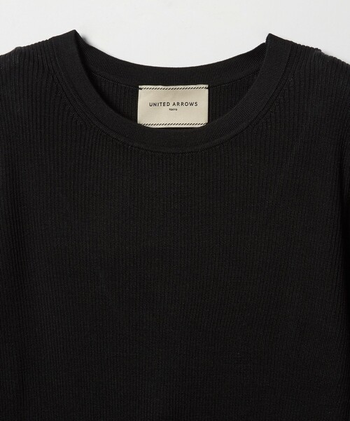 シルク リブ クルーネック ニット（ニット/セーター）｜UNITED ARROWS