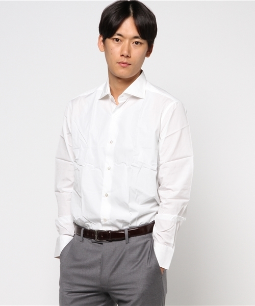 FRAY（フライ）の「FRAY コットンポプリンドレスシャツ（シャツ