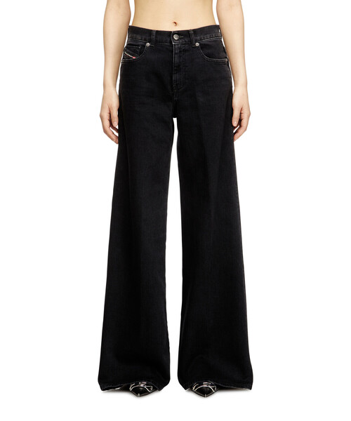 ウィメンズ ブラックデニムパンツ 1978 D-AKEMI L.30（デニムパンツ