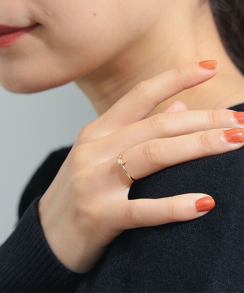 Ray BEAMS（レイビームス）の「Ray BEAMS / K10 ムーン ピンキーリング