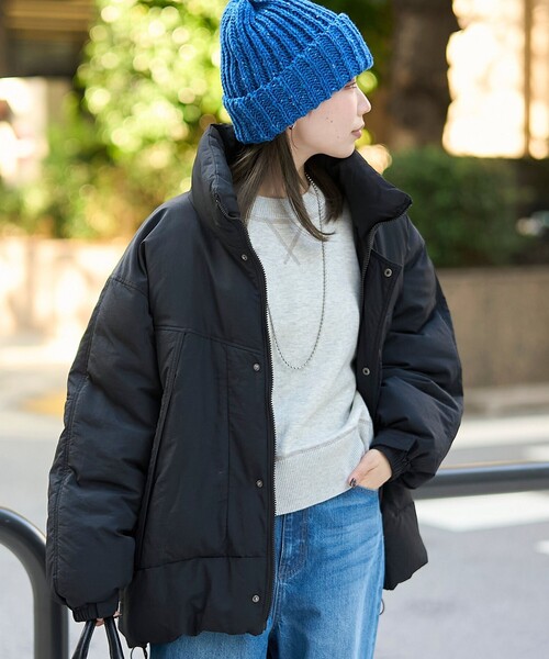 セール】撥水モンスター中綿ジャケット（ショート丈）【インフル