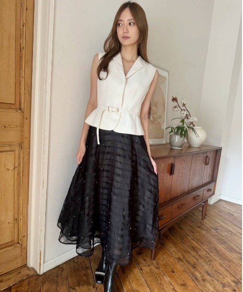 CELFORD（セルフォード）の「バリエーションチュールフレアスカート