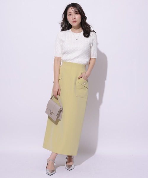ポケットディティールタイトスカート（スカート）｜Apuweiser-riche