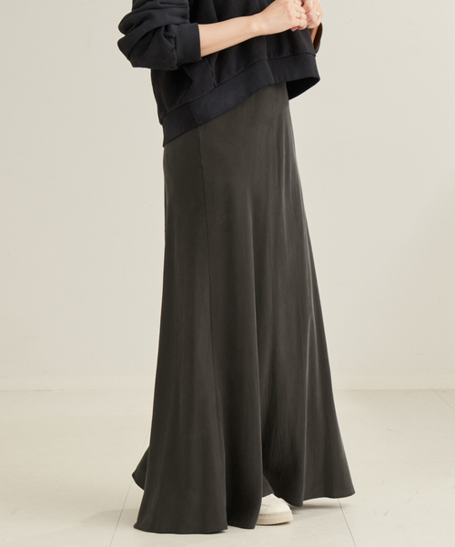 plage（プラージュ）の「Washable Fibril Drape スカート（スカート