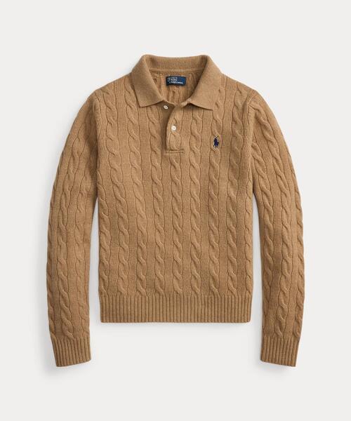 POLO RALPH LAUREN（ポロ ラルフ ローレン）の「ケーブルニット ウール