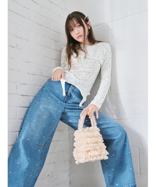 LILY BROWN（リリーブラウン）の「[L.B CANDY STOCK]ハートビジュー